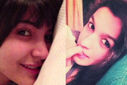 Anushka Sharma and Alia Bhatt's bedroom selfie
