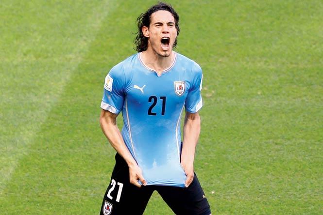 FIFA World Cup: In Suarez and Falcao's absence, Cavani and Rodriguez assume centrestage