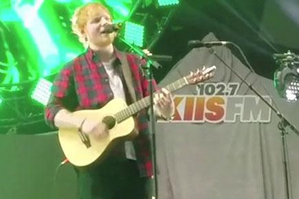 Ed Sheeran performance at 'KIIS FM' 2014