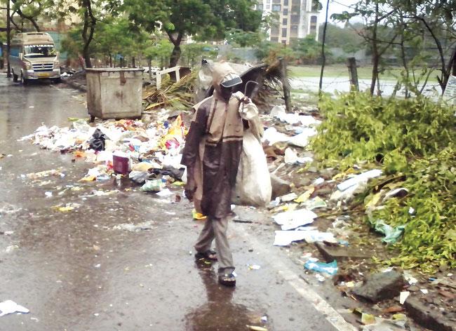 Public-spiritedness does not extend to putting garbage where it belongs in the bin. Pics/Shakti Shetty