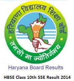 Haryana 10th Baord Result 2014
