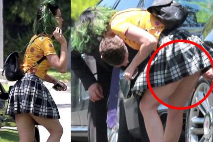 Katy Perry's embarrassing upskirt moment