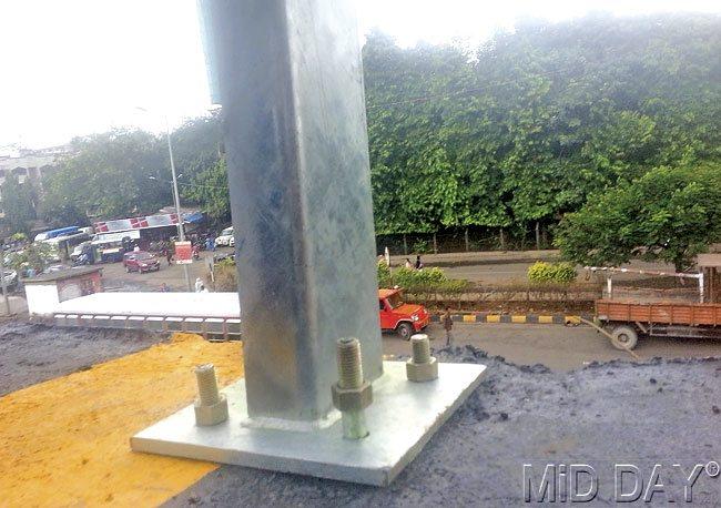 The nuts and bolts holding the safety barriers in place weren’t tight enough. Thus, the barrier may not be able to withstand an impact and prevent a car from tumbling down the bridge, as it is supposed to do