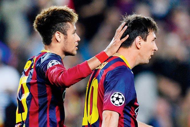 2014 FIFA World Cup: Neymar goes one up over his idol Messi