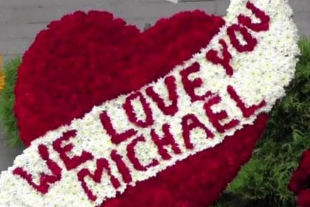 Tribute to Michael Jackson at his cemetery on 5th death anniversary