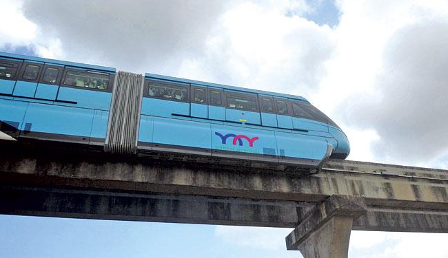 Monorail services were increased from 64 to 112 after its operation timings were extended. File pic