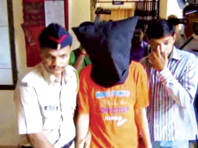The Navghar police in Bhayander have arrested a 42-year-old diamond share broker, Pankaj Bothra, who says he merely had lunch with the survivor, but didn’t rape her. Pic/Hanif Patel