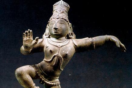 A dancing Krishna