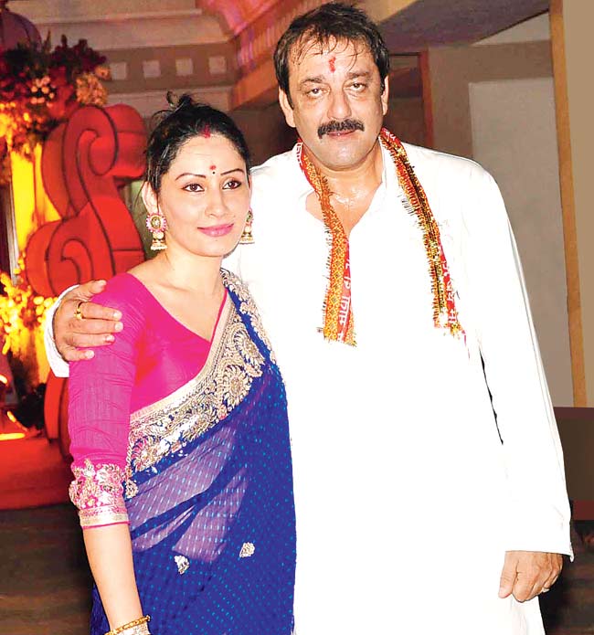 Of late, Sanjay Dutt (right, seen here with wife Maanayata) has been exchanging a plethora of letters with his peers in the film industry