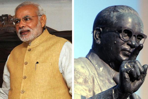 Prime Minister Narendra Modi Saturday paid tribute to Babasaheb Ambedkar on his 