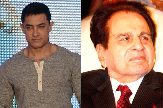 Aamir Khan and Dilip Kumar