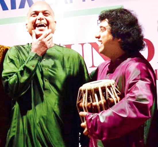 Pandit Satish Vyas and Aditya Kalyanpur