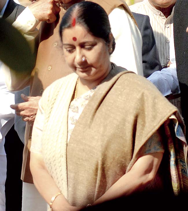 The Gita is already one of Hinduism’s most sacred scriptures and had achieved this status long before Narendra Modi was born. So Sushma Swaraj’s statement is a fine example of buttering up the boss, as well as the bosses who stand behind, next to, in front of, the boss. File pic
