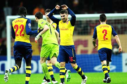 CL: Aaron Ramsey brace helps Arsenal thrash Galatasaray 4-1