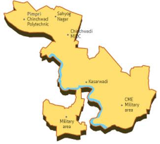 Pimpri map