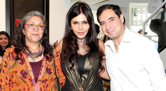 Nirja Shah, Nisha JamVwal with Mohit Burman