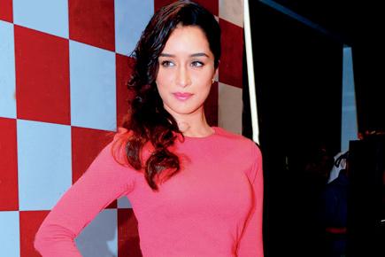 Pretty in pink: Shraddha Kapoor at a product launch in Bandra