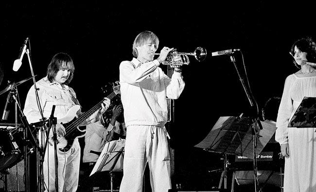The band Don Ellis Quintet performing at the Jazz Yatra 1978. The jazz concert had featured trumpet player Don Ellis’ (centre) second last known public performance, before he passed away due to a heart attack in December later that year.