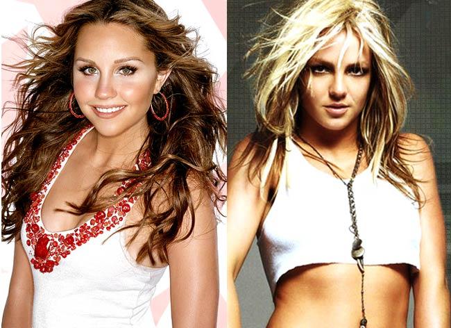 Amanda Bynes and  Britney Spears