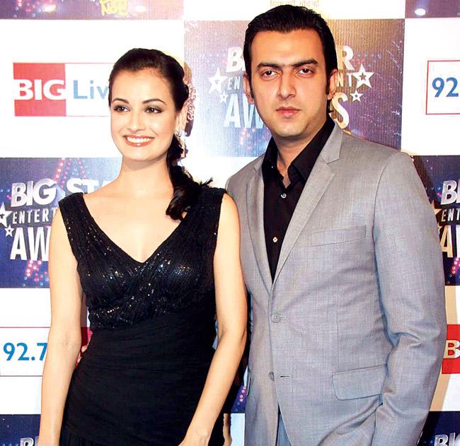 In April 2014, Dia Mirza got engaged to her long time business partner, Sahil Sangha