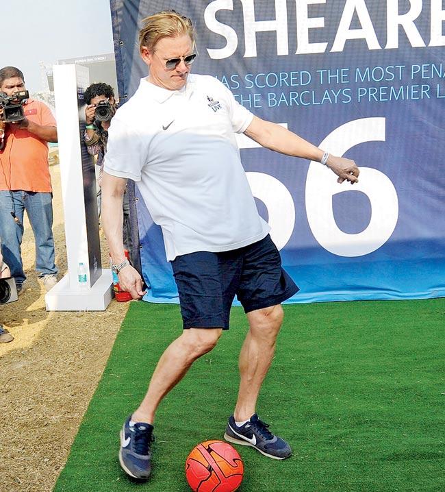 Peter Schmeichel during an EPL promotional event at BKC