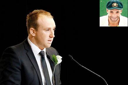 Phillip Hughes' brother Jason gets out on 63