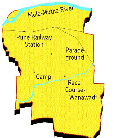 Cantonment map