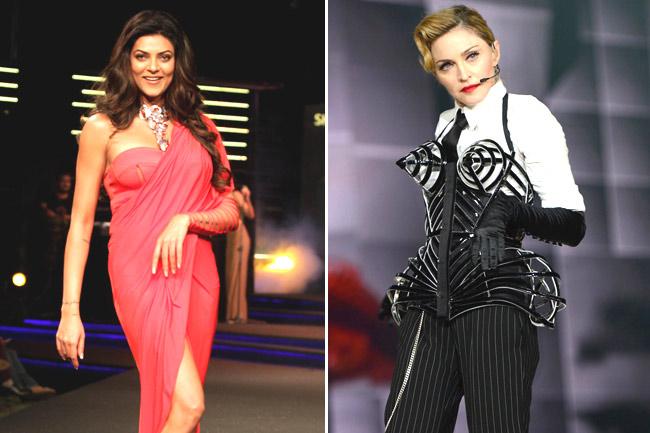 Sushmita Sen and Hollywood pop diva Madonna