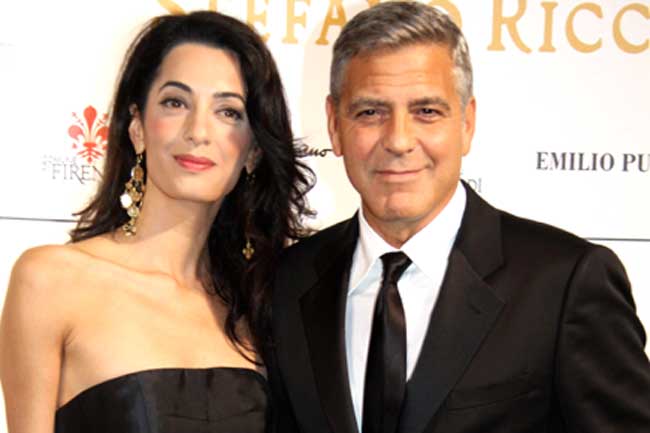 George Clooney and Amal Alamuddin adopt rescue dog