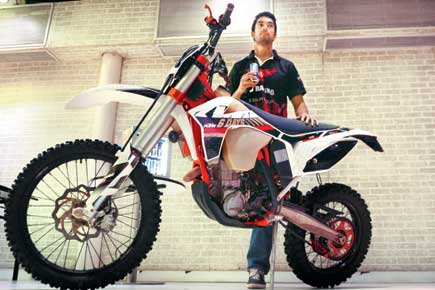 Biker Santosh to be first Indian at world famous race