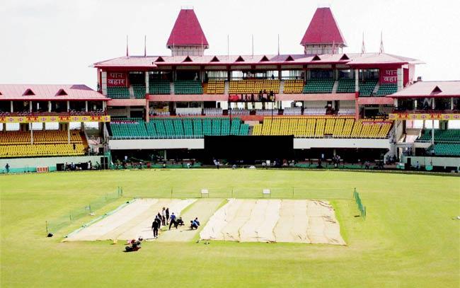 All set: A view of the Dharamsala ground