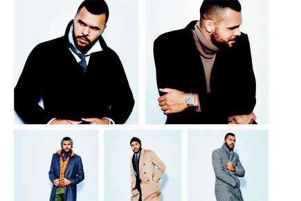 Jo-Wilfred Tsonga poses for a top French magazine