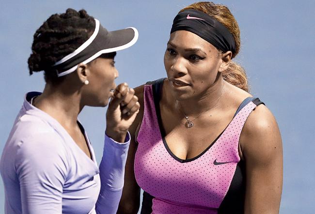 Venus (left) and Serena Williams. Pic/Getty Images