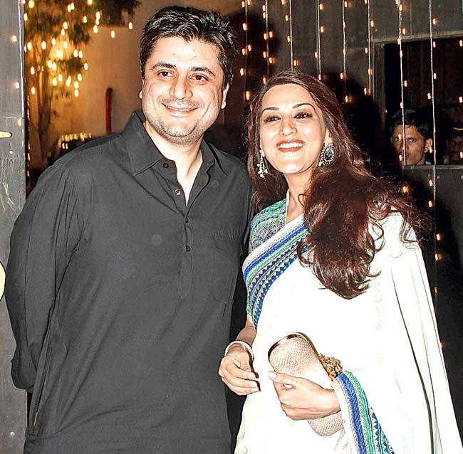 Goldie Behl and Sonali Bendre, (below) Harman Baweja and (last) Jeetendra were some of the guests at Shilpa Shetty’s festive bash