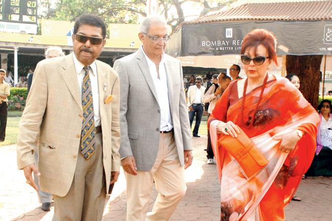 HOTSEAT: (Left to right) Champak Zaveri, KN Dhunjibhoy and Maureen Wadia during CN Wadia Gold Cup in 2013