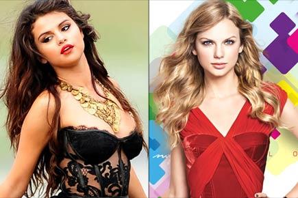 Selena Gomez and Taylor Swift. Pics/Santa Banta