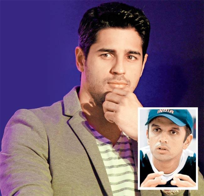 Given his serious image and intense onscreen charm, Sidharth Malhotra could do justice to playing former Indian cricketer Rahul Dravid in a biopic Pic/Emmanual Karbhari