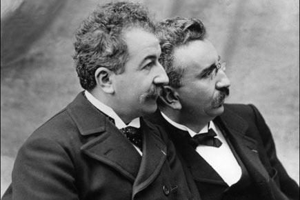 The Lumiere brothers screened the first motion picture on this day