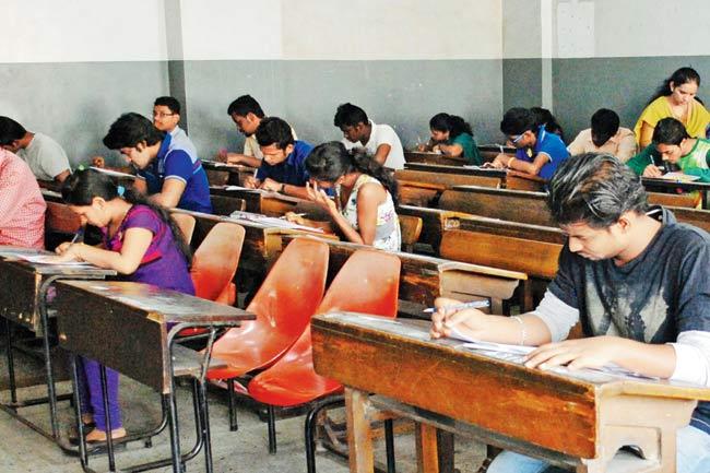 Most colleges are waiting for the university to declare the schedule for the next semester exams. File pic