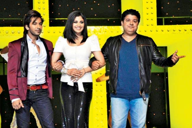 From left: Terrence Lewis, Shilpa Shetty and Sajid Khan, judges of Nach Baliye’s fifth and sixth editions