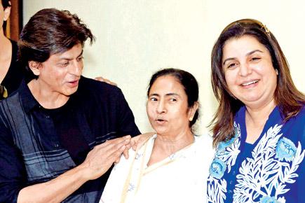Shah Rukh Khan, Farah Khan meet Bengal CM