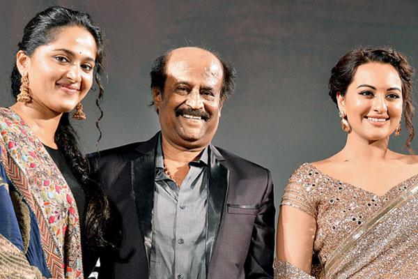 Anushka Shetty, Rajinikanth and Sonakshi Sinha