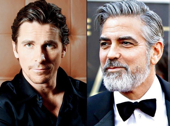 Christian Bale and George Clooney