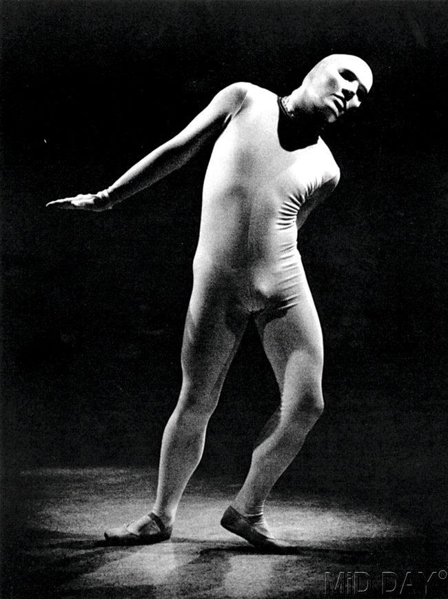 A Corporeal Mime act in progress