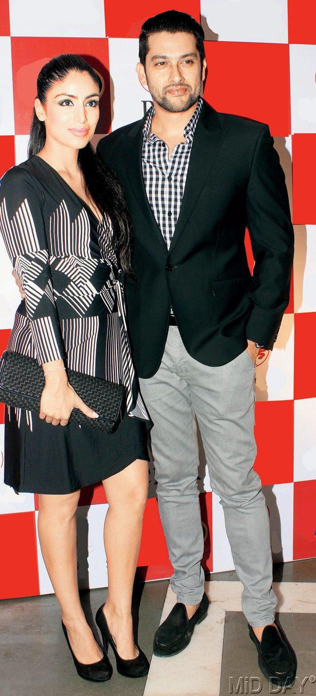 Aftab Shivdasani with wife Nin Dusanj
