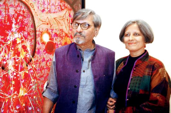 Amol Palekar and Sandhya Gokhale 