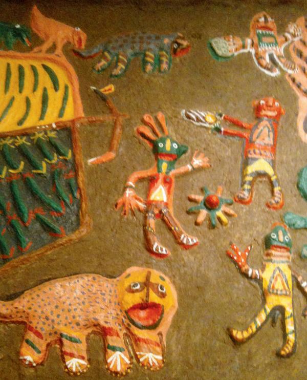Display of tribal art at Bhopal’s State Tribal Museum