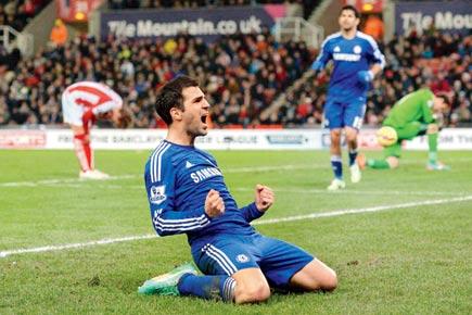 EPL: Fabregas fires as Chelsea stay table-toppers for Christmas