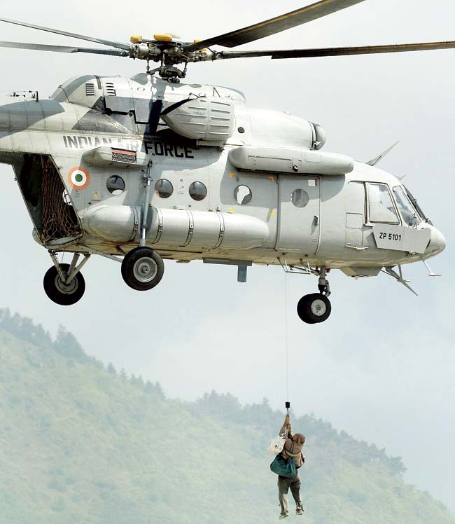 CR and Air Force officials have gone on joint visits to various locations in and outside Mumbai to identify plots where the helicopters could land. They have zeroed in on some open grounds, school grounds and parks.  Pic for representation