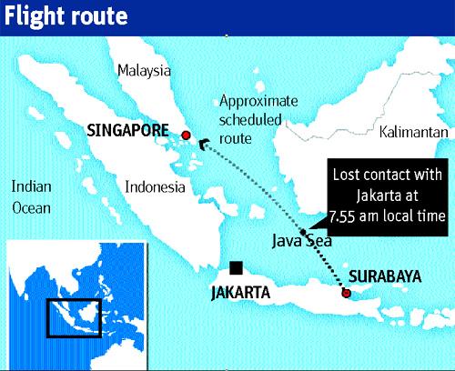Air Asia flight route